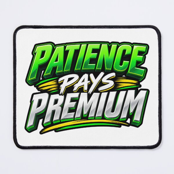 Item preview, Patience Pays Premium Options Trading designed and sold by VolatilityEdge.