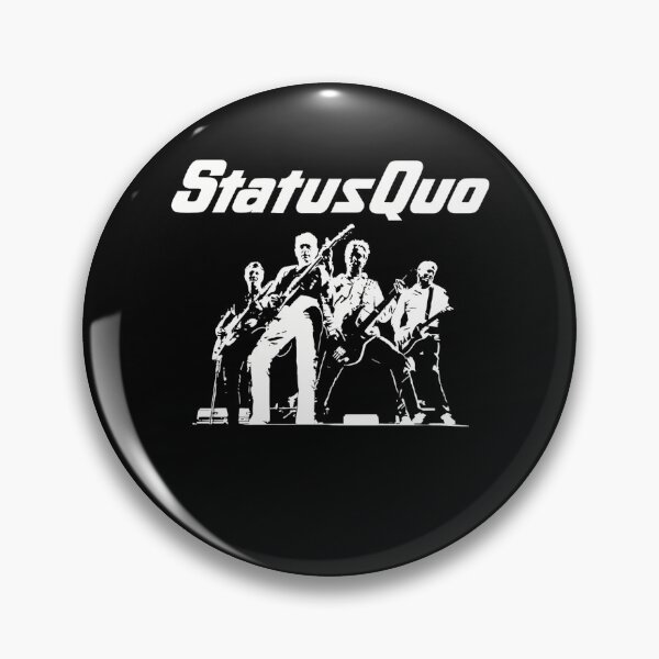 Item preview, Status Quo High Contrast Black And White Rock Band designed and sold by aestogo.