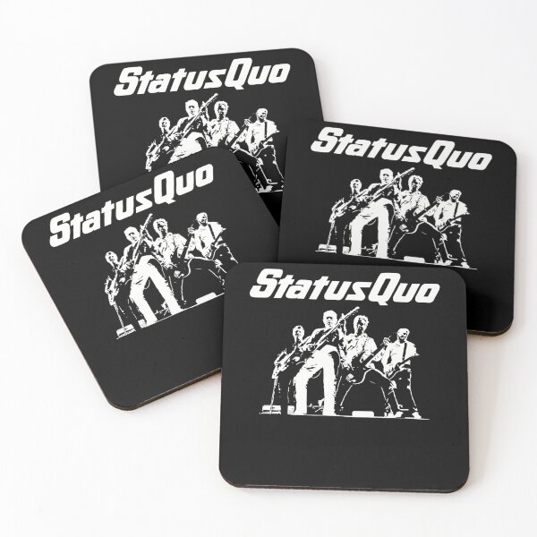 Item preview, Status Quo High Contrast Black And White Rock Band designed and sold by aestogo.