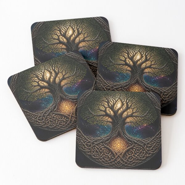 Item preview, Celtic Tree of Life | Fantasy Knotwork Wall Art designed and sold by EWPrints.