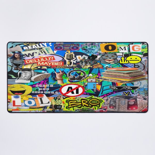Item preview, Y2K Urban Streetwear Collage - Cyber Grunge & Internet Culture Art designed and sold by Side By Side Studio.