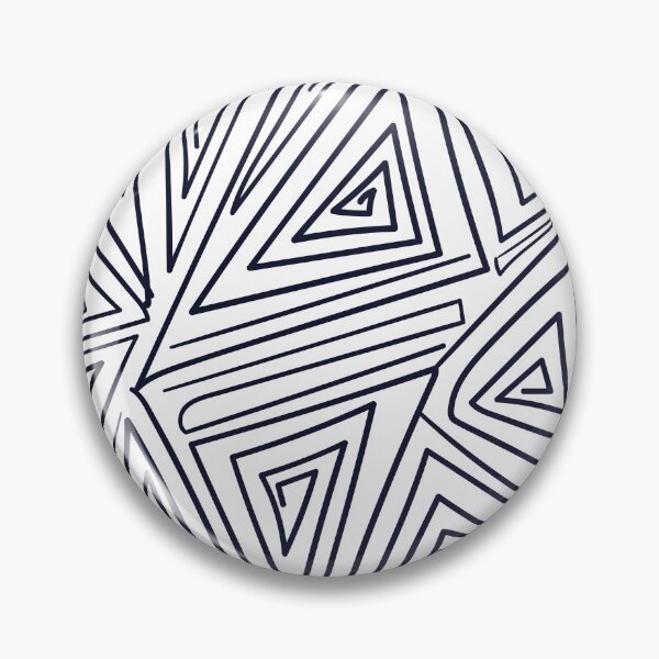 Item preview, Indigo Triangle Optical Pattern designed and sold by Ceylune.