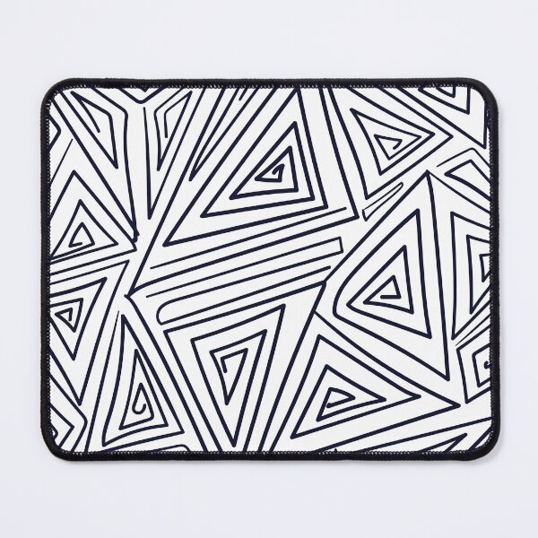 Item preview, Indigo Triangle Optical Pattern designed and sold by Ceylune.
