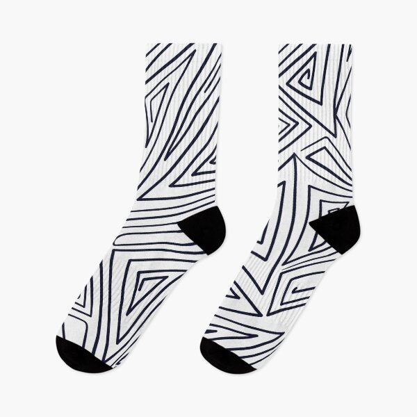Item preview, Indigo Triangle Optical Pattern designed and sold by Ceylune.