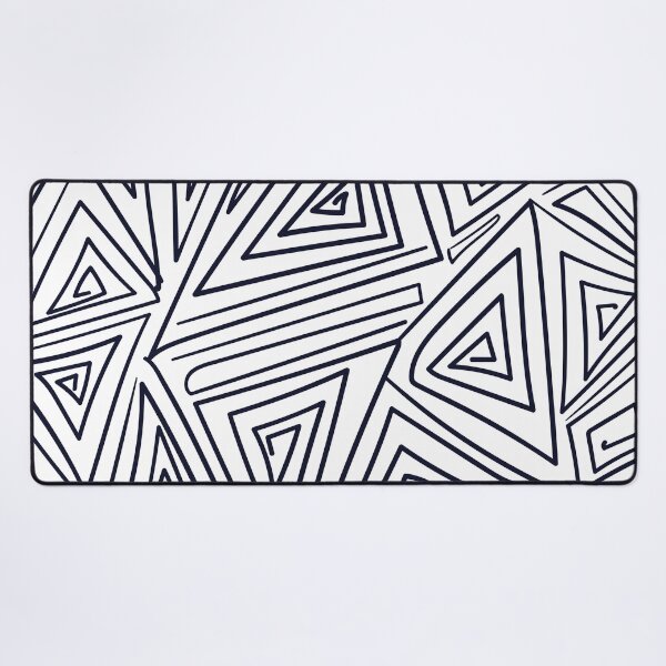 Item preview, Indigo Triangle Optical Pattern designed and sold by Ceylune.