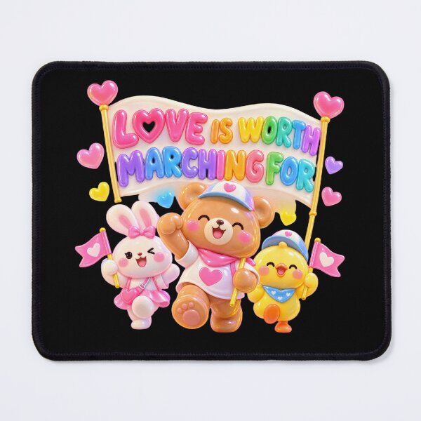Item preview, Love Is Worth Marching For Shirt – Pride Parade LGBTQ+ Protest Matching Group Tee designed and sold by ManggaeJM.