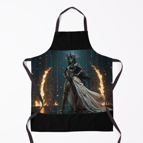 Item preview, Dark Sorceress Fire Portals Epic Fantasy designed and sold by GalleryBrisArt.