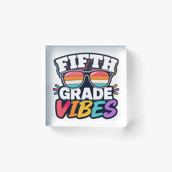 Item preview, 5th Grade Vibes, Fifth Grade Vibes designed and sold by graphic-genie.