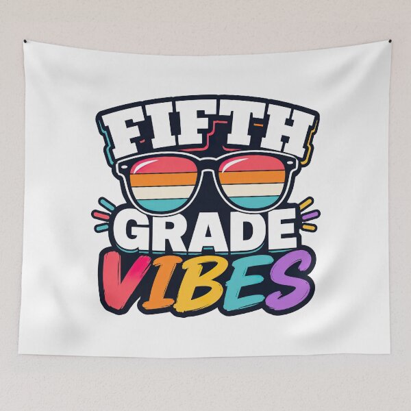 Item preview, 5th Grade Vibes, Fifth Grade Vibes designed and sold by graphic-genie.