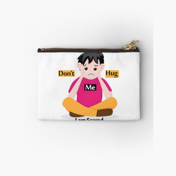 Item preview, Don'T Hug Me I'M Scared Creepy Cute Horror Art | ⭐⭐⭐⭐⭐ Best Seller designed and sold by sunsetboardwalk.