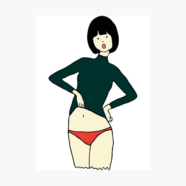 Item preview, Woman In Motion Aesthetic Turtleneck Lingerie Graphic designed and sold by SnapSorcerar.