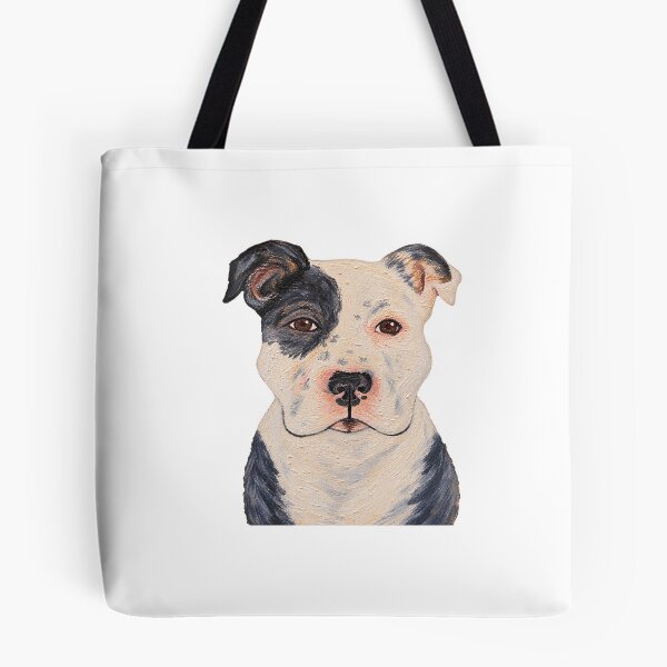 Item preview, Sweet Pitty Dog Original Art Acrylic designed and sold by Chris Zahorcik Art.