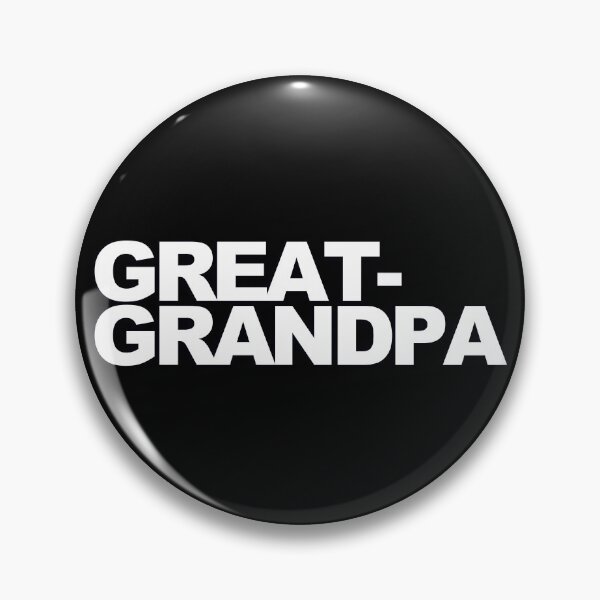 Item preview, GREAT-GRANDPA — White Minimal Bold Type Statement designed and sold by WORDPAUSE.