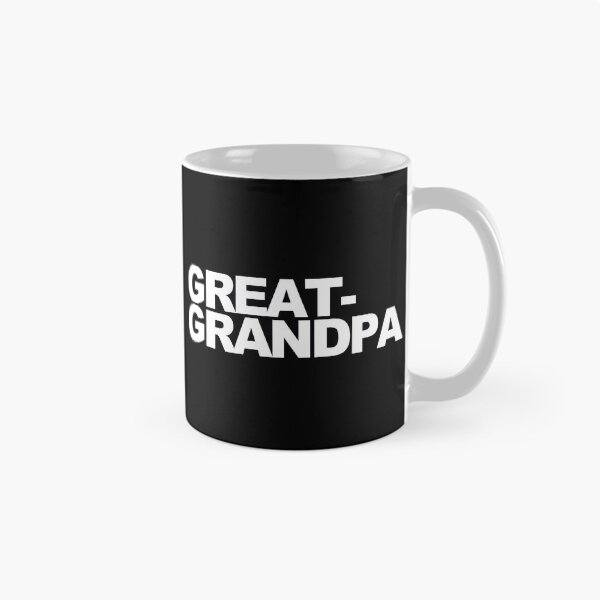 Item preview, GREAT-GRANDPA — White Minimal Bold Type Statement designed and sold by WORDPAUSE.