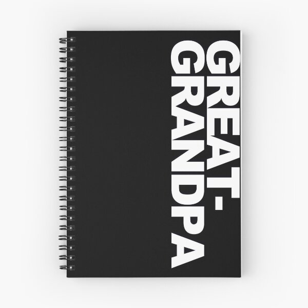 Item preview, GREAT-GRANDPA — White Minimal Bold Type Statement designed and sold by WORDPAUSE.
