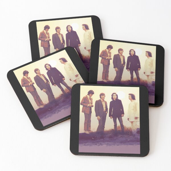 Item preview, Four Men Standing In Field At Sunset designed and sold by DigitalThread.