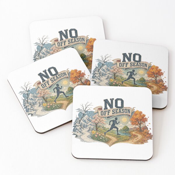Item preview, No Off Season Running – Four Seasons Runner designed and sold by Nacho Average Designs.