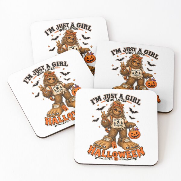 Item preview, ⭐ CRYPT OR TREAT COLLECTION - CRYPTID - BIGFOOT IN COSTUME - GIRL designed and sold by WheelieGdArt.