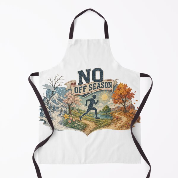 Item preview, No Off Season Running – Four Seasons Runner designed and sold by Nacho Average Designs.