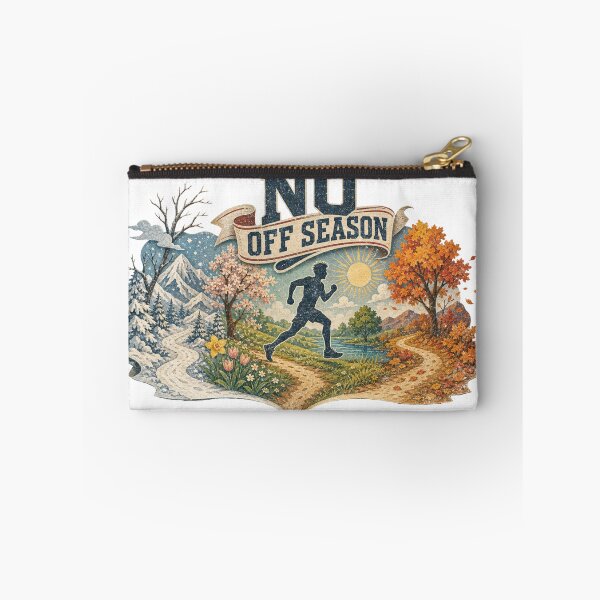 Item preview, No Off Season Running – Four Seasons Runner designed and sold by Nacho Average Designs.