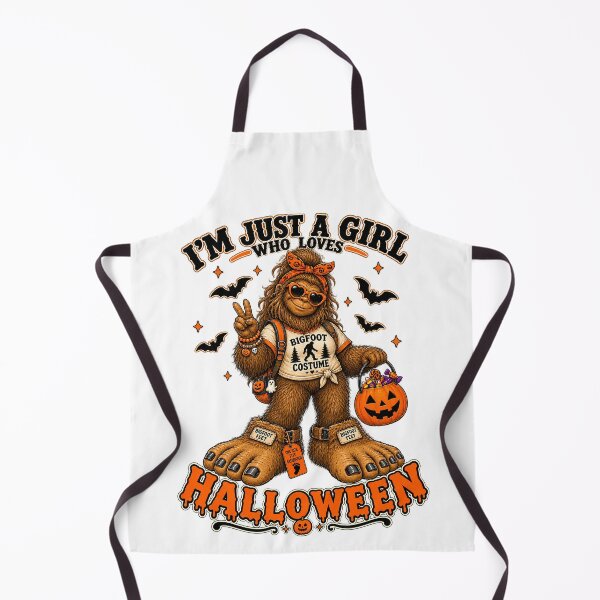 Item preview, ⭐ CRYPT OR TREAT COLLECTION - CRYPTID - BIGFOOT IN COSTUME - GIRL designed and sold by WheelieGdArt.