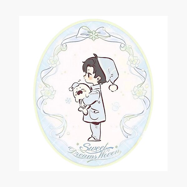 Aperçu de l'œuvre Amour et espace profond Zayne Sweet Dreams Badge tissé créée et vendue par Otakubunny.