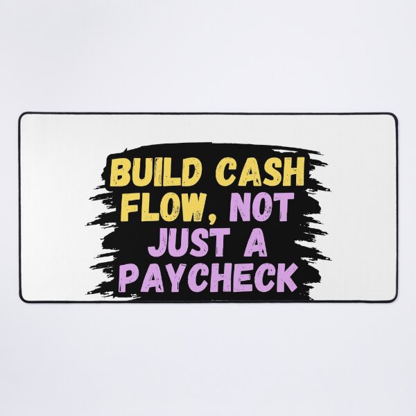 Item preview, Build Cash Flow Not Just a Paycheck Vintage Finance Investor Design designed and sold by variant designer.