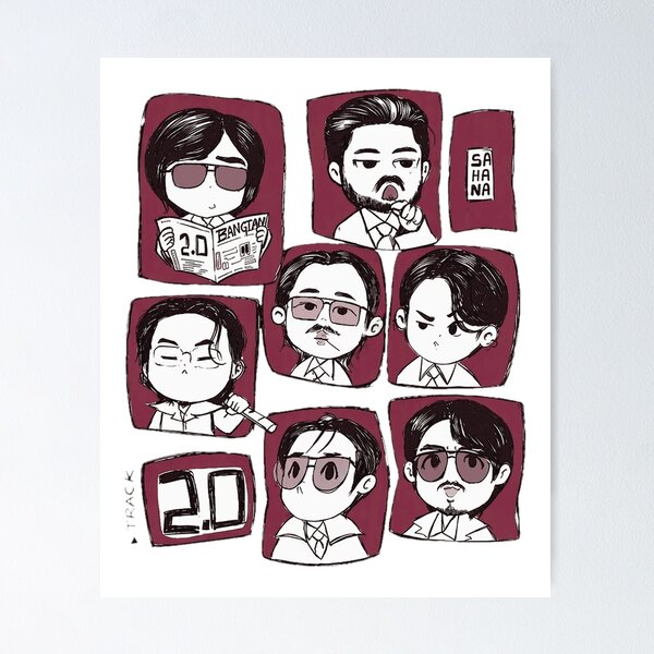 Item preview, Cute K-Pop Group Fan Art  designed and sold by GrausQuinn.