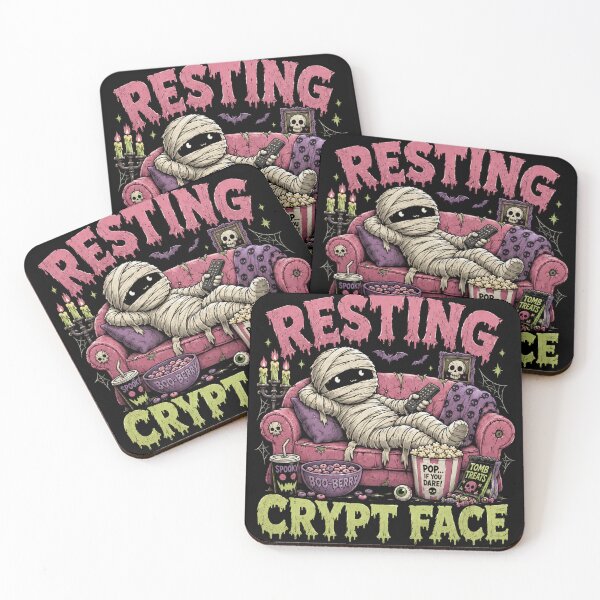 Item preview, Resting Crypt Face designed and sold by QuixoticDigital.