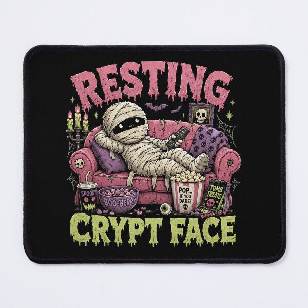 Item preview, Resting Crypt Face designed and sold by QuixoticDigital.