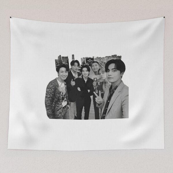 Item preview, Kpop Group Black White Photo  designed and sold by jaquelynco.