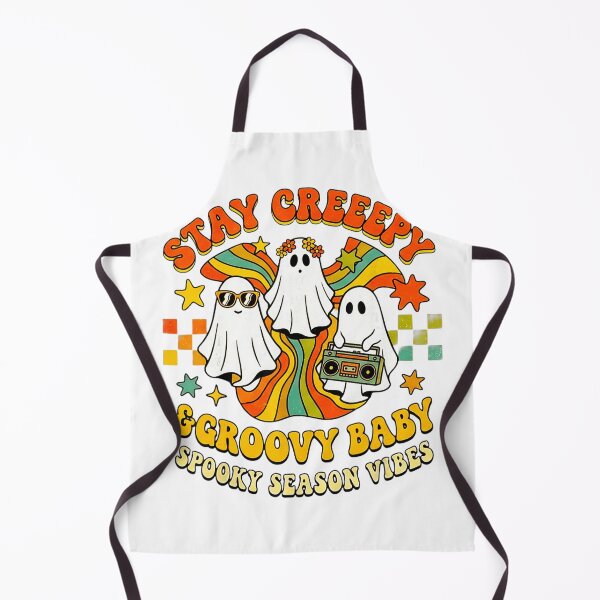 Item preview, Stay Creepy Groovy Ghosts Retro Halloween Vibes designed and sold by VioletNance.