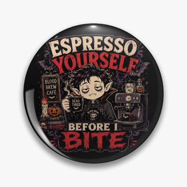 Item preview, Espresso Yourself Before I Bite designed and sold by QuixoticDigital.