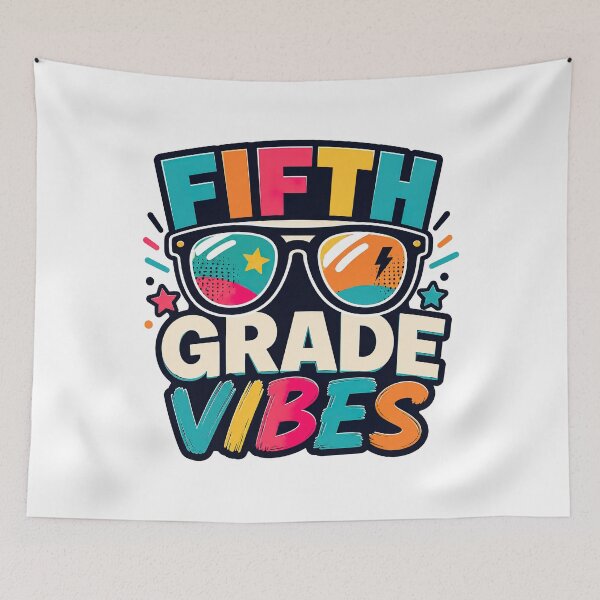 Item preview, 5th Grade Vibes, Fifth Grade Vibes designed and sold by graphic-genie.