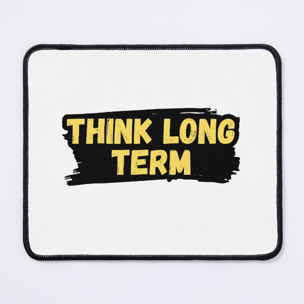 Item preview, Think Long Term Vintage Investing Finance Investor Design designed and sold by variant designer.