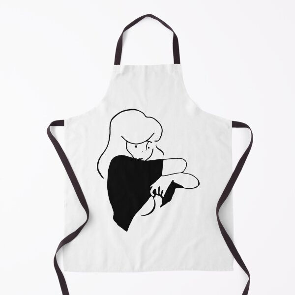 Item preview, Undressing Elegant Black And White Female Line Drawing designed and sold by SnapSorcerar.