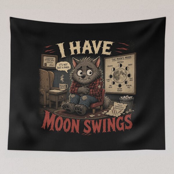 Item preview, I Have Moon Swings designed and sold by QuixoticDigital.