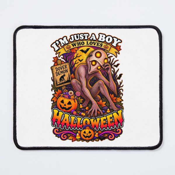 Item preview, ⭐ CRYPT OR TREAT COLLECTION - CRYPTID - DOVER DEMON IN COSTUME - BOY - Dover, Massachusetts USA designed and sold by WheelieGdArt.
