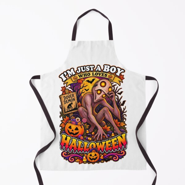 Item preview, ⭐ CRYPT OR TREAT COLLECTION - CRYPTID - DOVER DEMON IN COSTUME - BOY - Dover, Massachusetts USA designed and sold by WheelieGdArt.