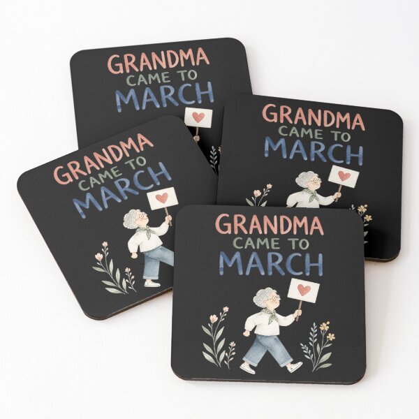 Item preview, Grandma Came to March Shirt – Funny Grandma Protest March Activist Tee designed and sold by ManggaeJM.