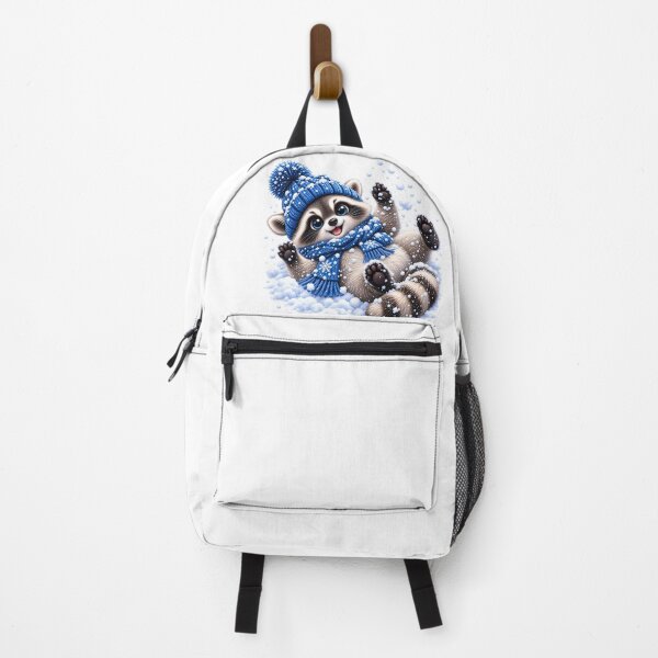 Item preview, Playful Winter Raccoon in the Snow designed and sold by TinyWeird.