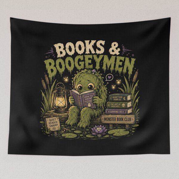 Item preview, Books & Boogeymen designed and sold by QuixoticDigital.