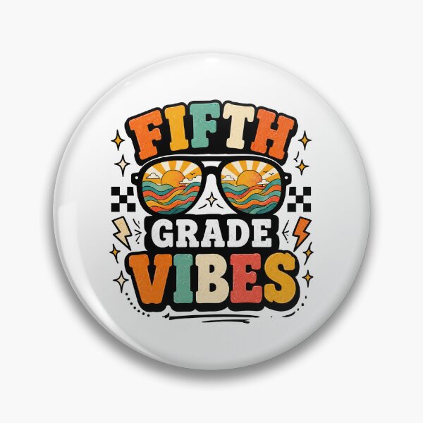 Item preview, 5th Grade Vibes, Fifth Grade Vibes,  Fifth Grade designed and sold by graphic-genie.