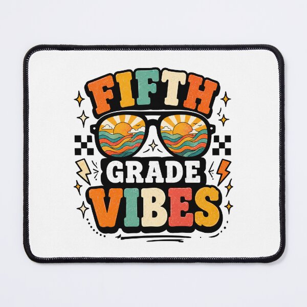 Item preview, 5th Grade Vibes, Fifth Grade Vibes,  Fifth Grade designed and sold by graphic-genie.