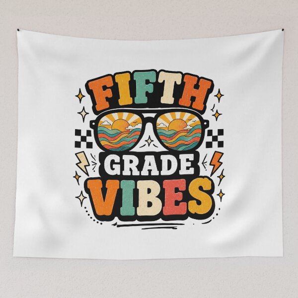 Item preview, 5th Grade Vibes, Fifth Grade Vibes,  Fifth Grade designed and sold by graphic-genie.