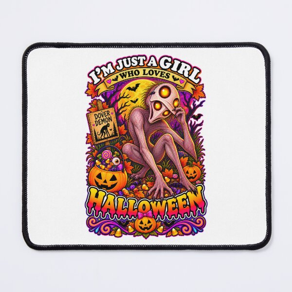 Item preview, ⭐ CRYPT OR TREAT COLLECTION - CRYPTID - DOVER DEMON IN COSTUME - GIRL - Dover, Massachusetts USA designed and sold by WheelieGdArt.