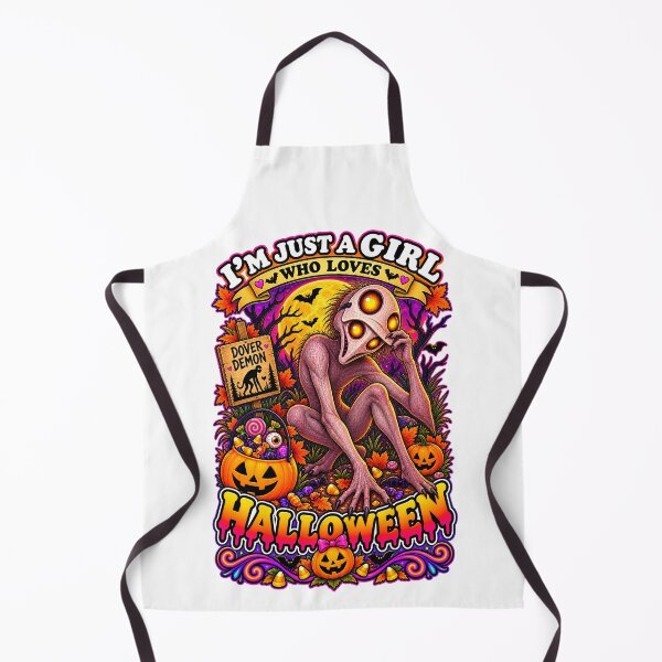 Item preview, ⭐ CRYPT OR TREAT COLLECTION - CRYPTID - DOVER DEMON IN COSTUME - GIRL - Dover, Massachusetts USA designed and sold by WheelieGdArt.