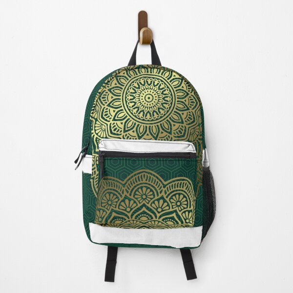 Item preview, Emerald Gold Mandala Ornament designed and sold by Ceylune.