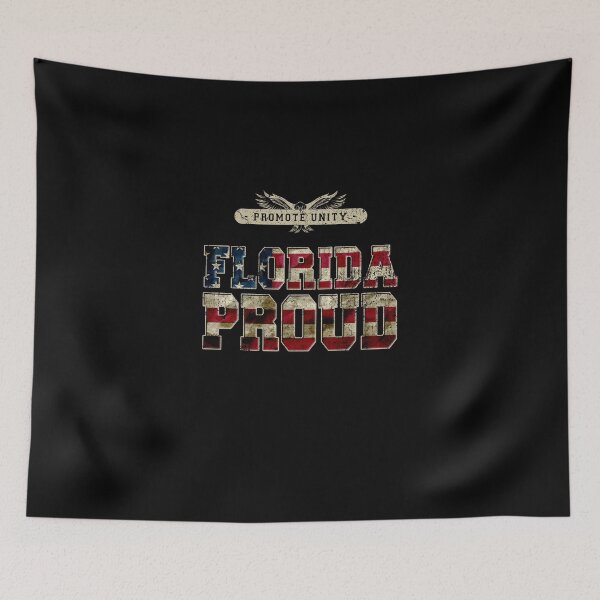 Item preview, Florida United We Stand Proud Strong Awesome Design Gift US Flag designed and sold by djpraxis.