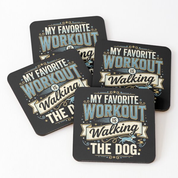 Item preview, My Favorite Workout Is Walking The Dog Pet Lover designed and sold by DuckOddity.